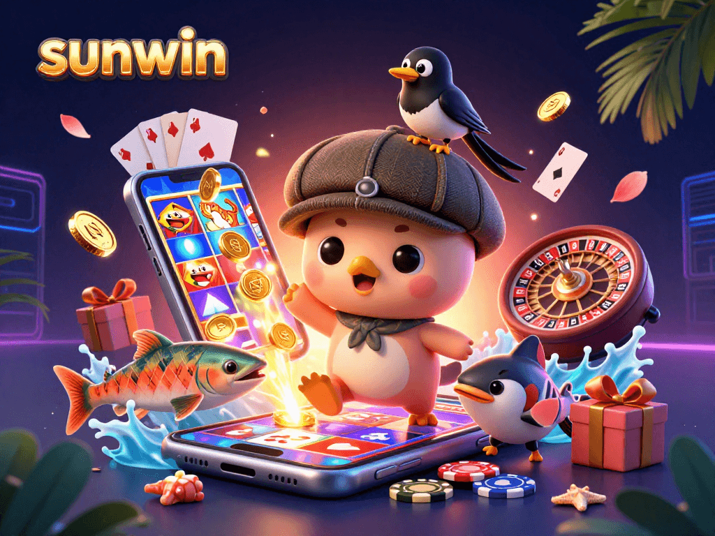 Spin and win with sunwin’s vibrant 3D casino characters and dynamic game elements.
