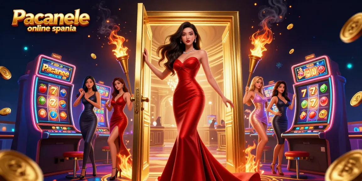 Play Pacanele online spania with vibrant slot machines and enticing jackpots in this rich casino scene.