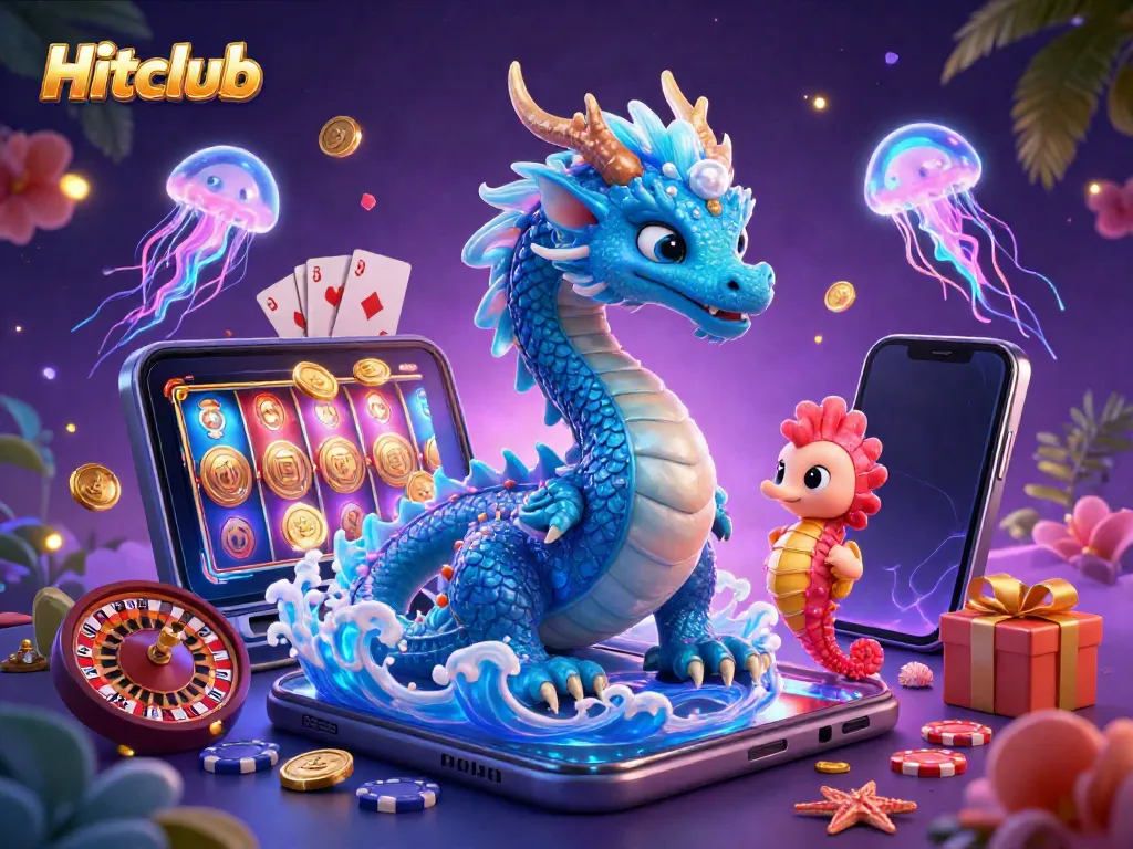 Experience thrilling gameplay with Hitclub's vibrant slot games featuring dynamic characters and casino elements.