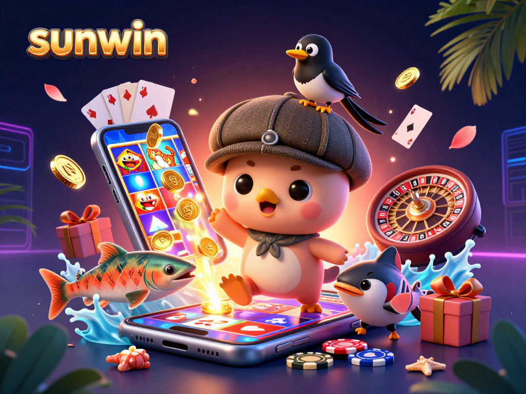 Spin and win with sunwin’s vibrant 3D casino characters and dynamic game elements.