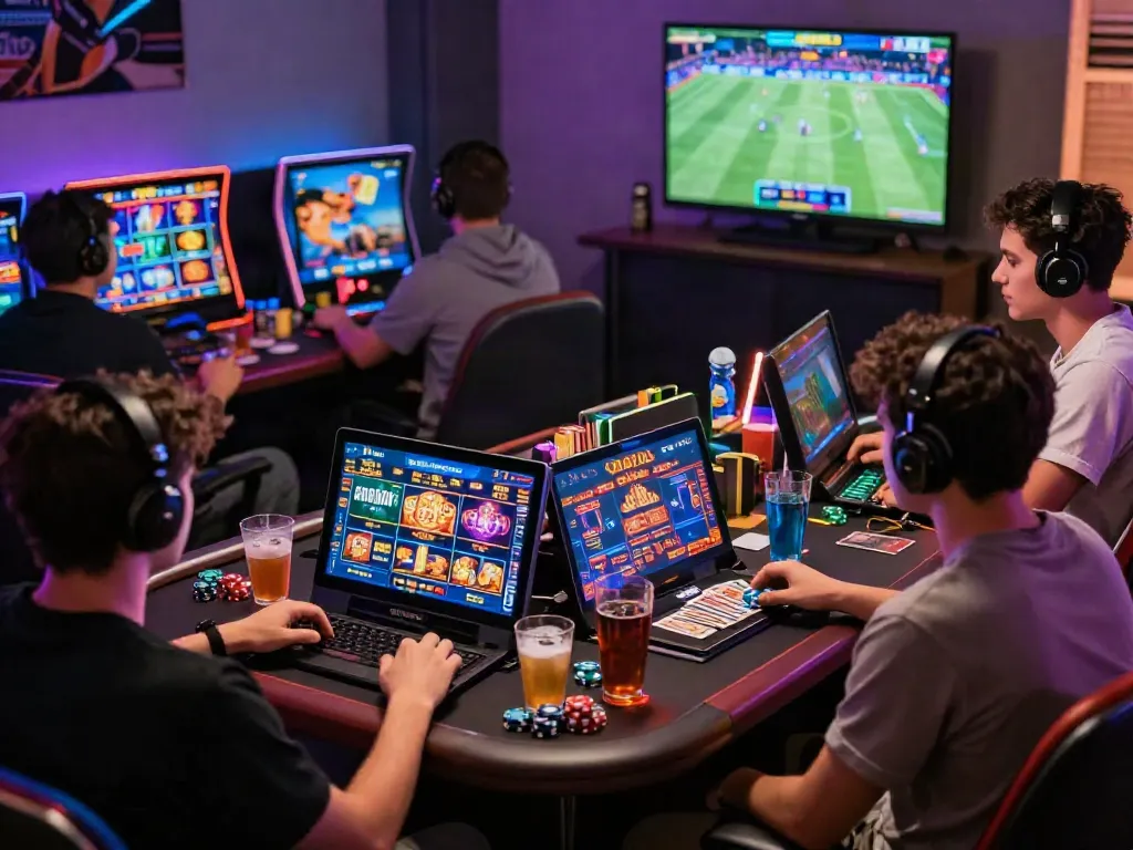 Engaging online gaming experience on https://ta88.network/ with players enjoying a digital casino.