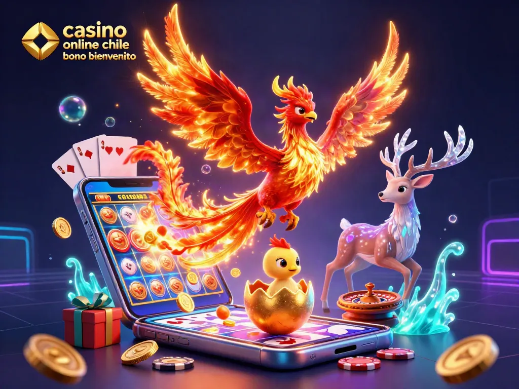 Disfruta en casino online Chile bono de bienvenida con tragamonedas y giros gratis.