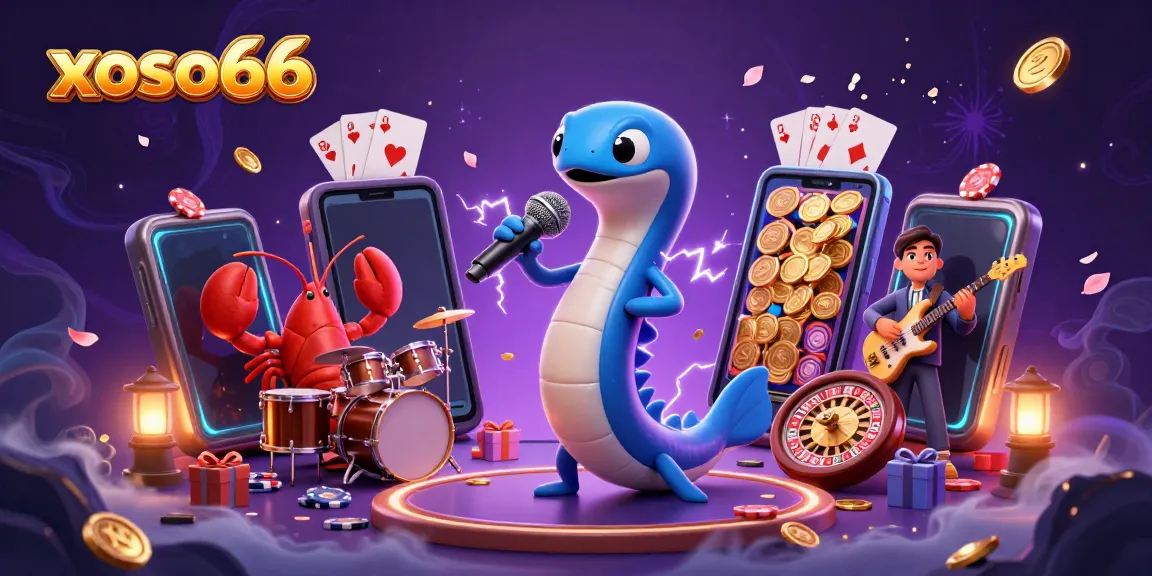 Experience the electric thrill of xoso66 with a dynamic underwater casino scene, vibrant and full of action.