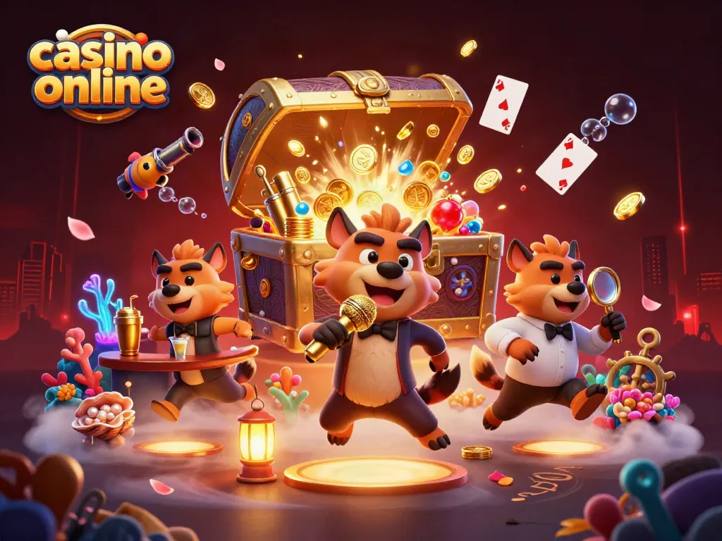 Descubre la emocionante experiencia del casino online con cómicos hyenas animados.