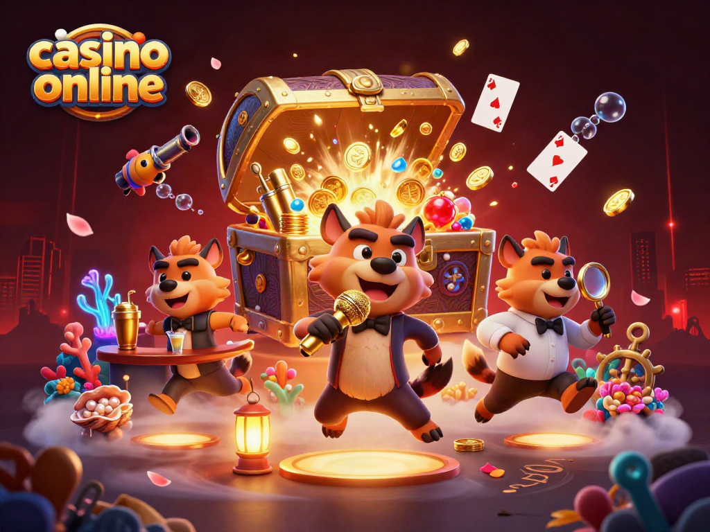 Descubre la emocionante experiencia del casino online con cómicos hyenas animados.