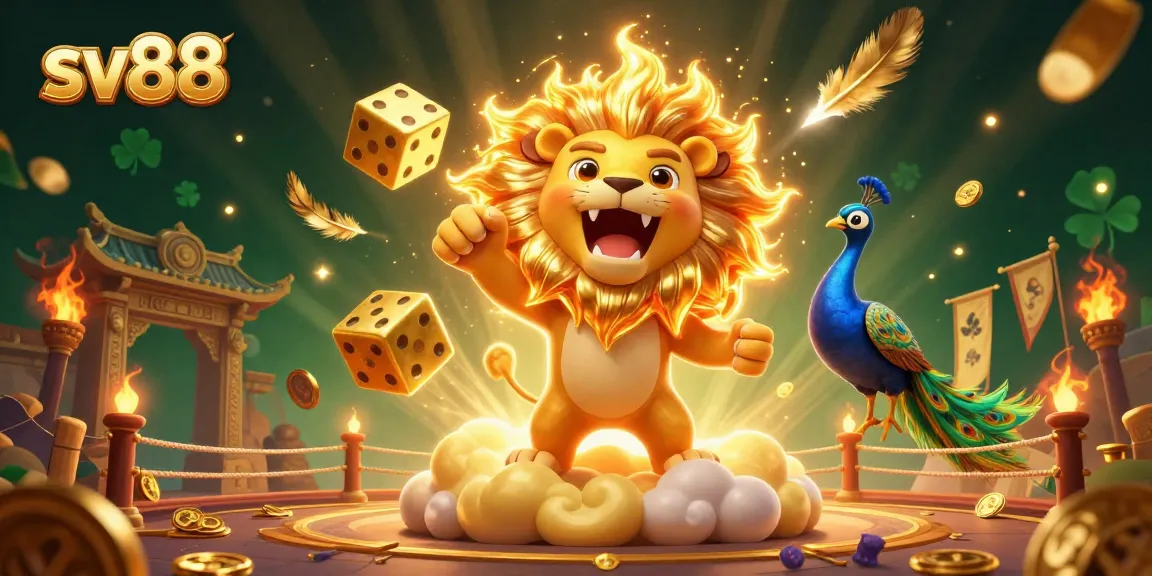Engage with sv88's vibrant casino universe featuring animated characters and dynamic gaming elements.