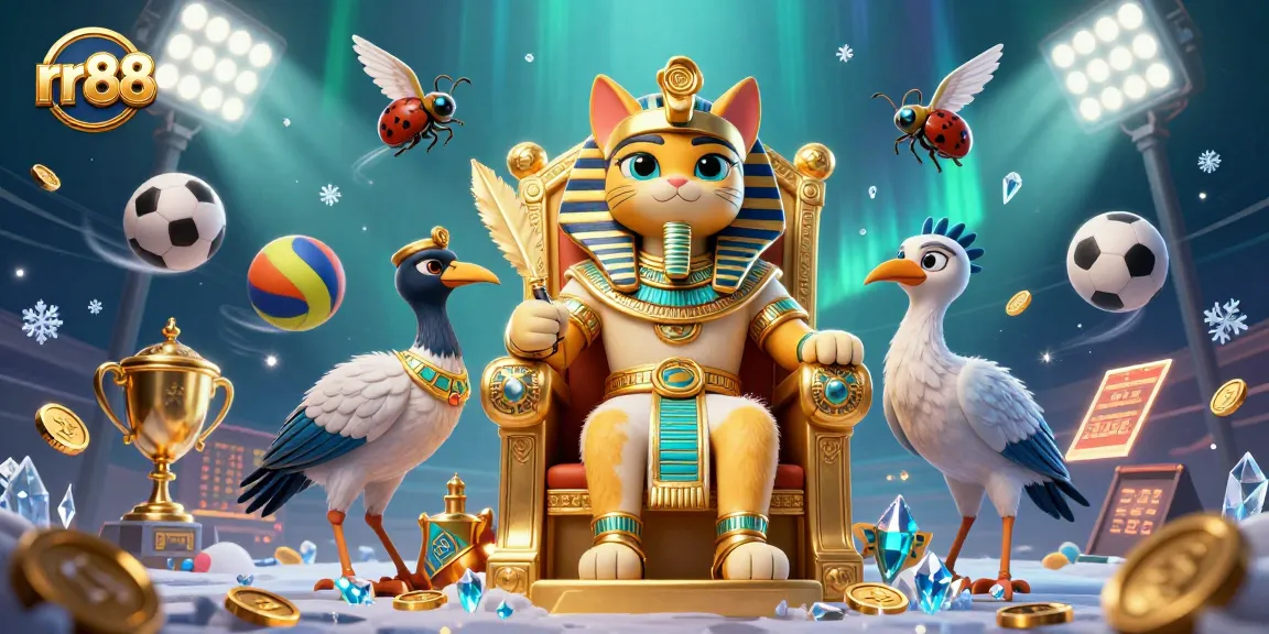 Experience thrilling games with rr88's vibrant online casino adventures, featuring animated sports and dynamic betting elements.