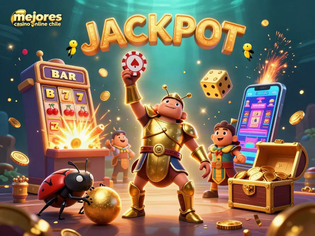 Gira las mejores tragaperras en los mejores casinos online en Chile y gana grandes premios.