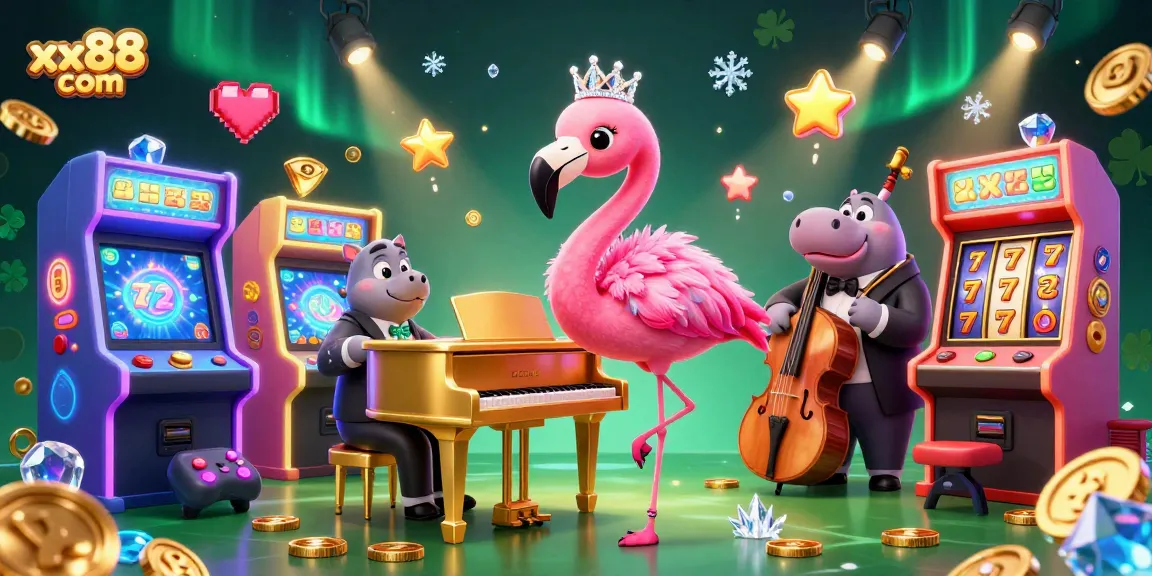 Experience high-energy gaming at xx88 com with colorful characters and immersive casino elements.